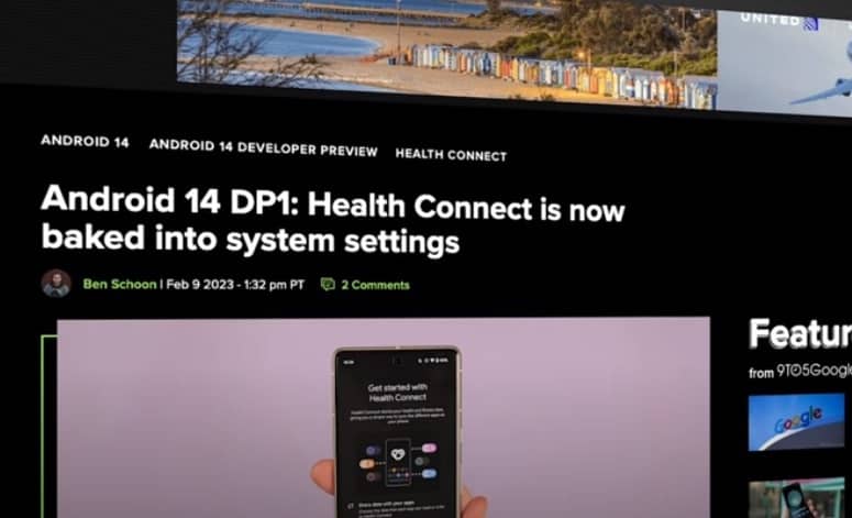 Health Connect in Fitbit